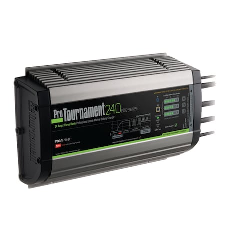 Promariner ProTournament 240<i>elite</i> Triple Charger - 24 Amp, 3 Bank 52026